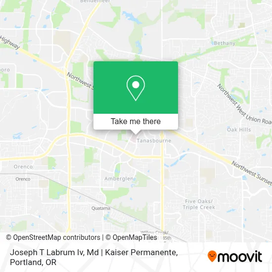 Joseph T Labrum Iv, Md | Kaiser Permanente map