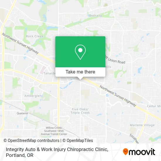 Integrity Auto & Work Injury Chiropractic Clinic map