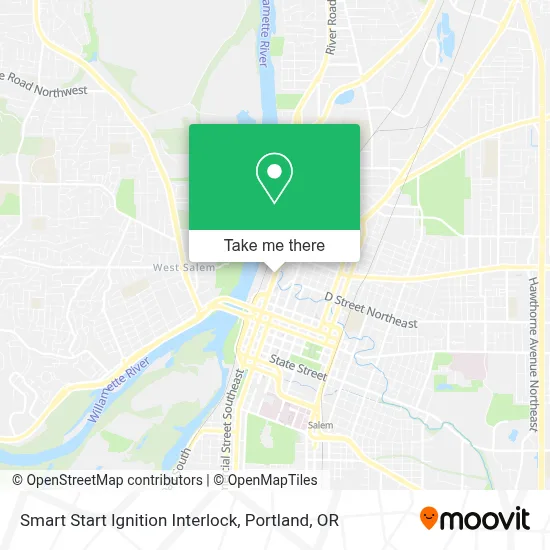 Smart Start Ignition Interlock map