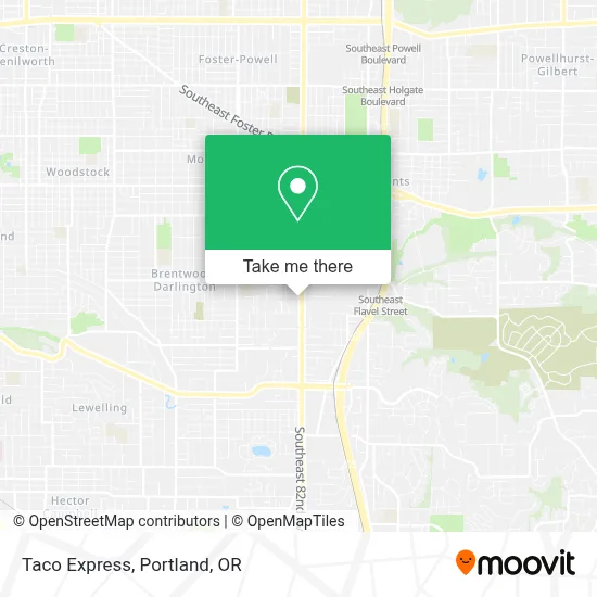 Taco Express map