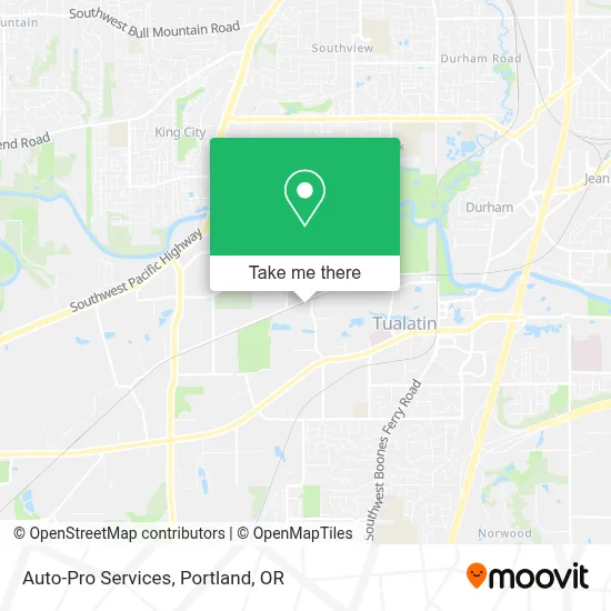 Auto-Pro Services map