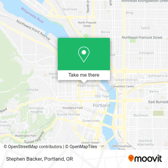 Stephen Backer map