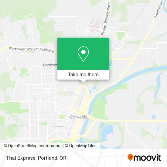 Thai Express map