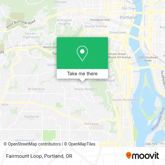 Fairmount Loop map