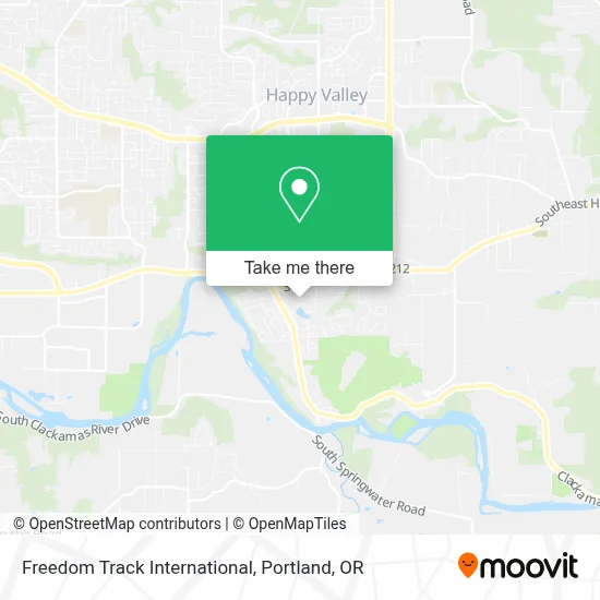 Freedom Track International map