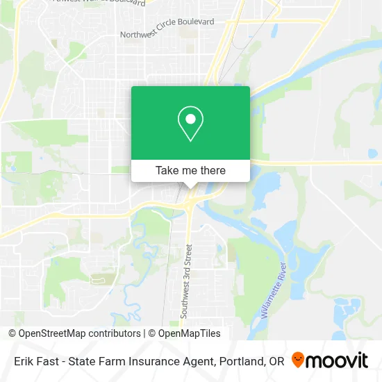 Erik Fast - State Farm Insurance Agent map