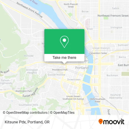 Kitsune Pdx map