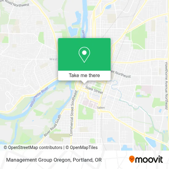 Management Group Oregon map