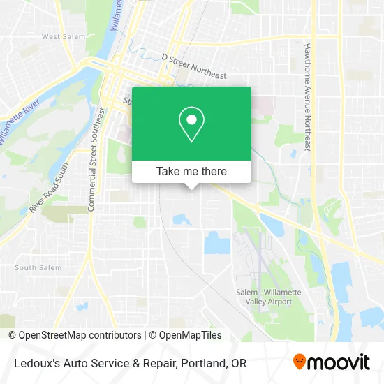 Ledoux's Auto Service & Repair map