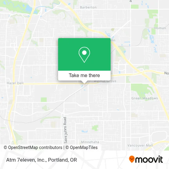 Atm 7eleven, Inc. map