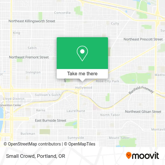 Small Crowd map