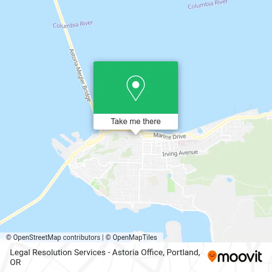 Legal Resolution Services - Astoria Office map