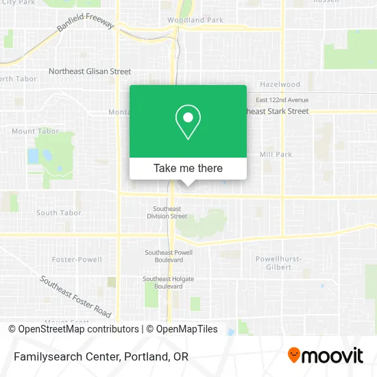 Familysearch Center map