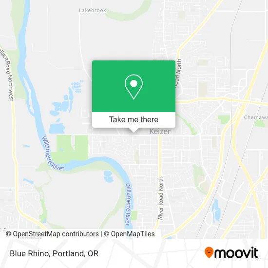 Blue Rhino map