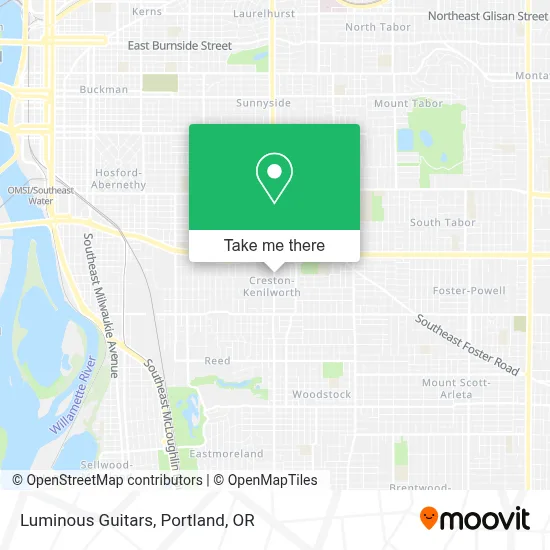Luminous Guitars map