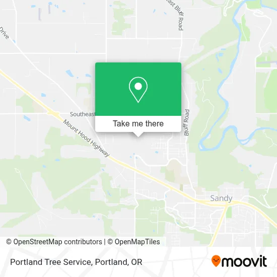 Portland Tree Service map