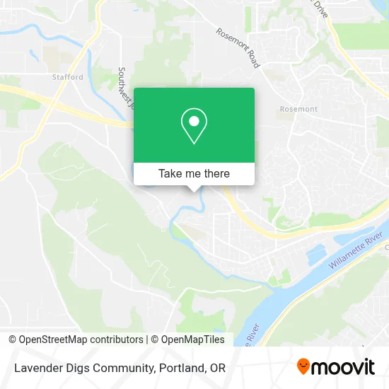 Lavender Digs Community map