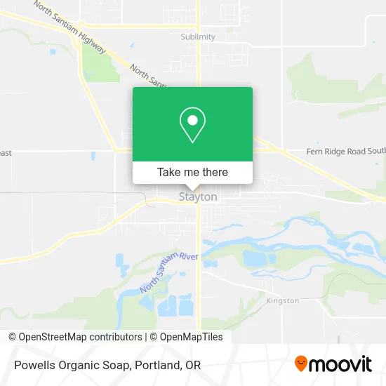 Powells Organic Soap map