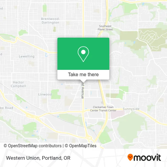 Western Union map
