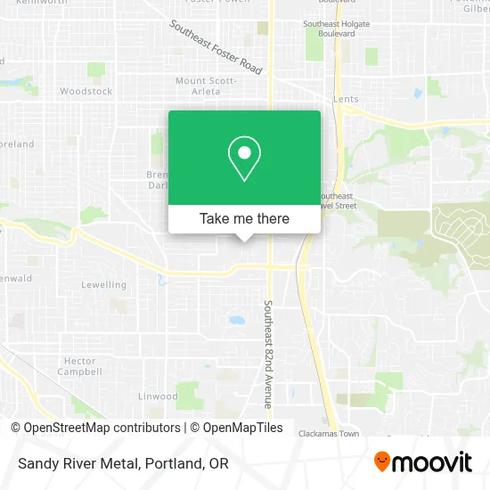 Sandy River Metal map