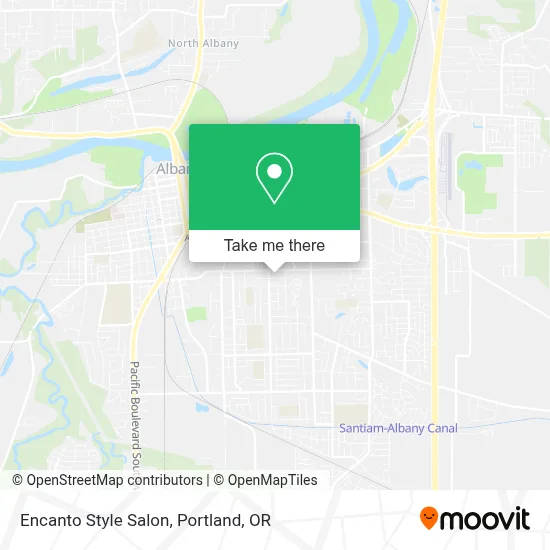 Encanto Style Salon map