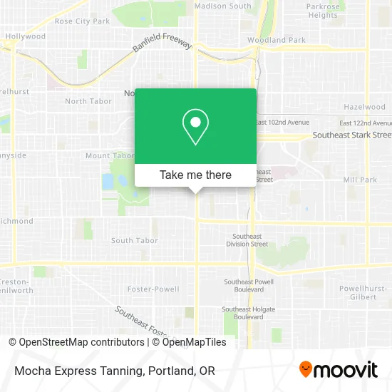 Mocha Express Tanning map