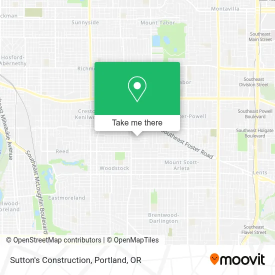 Sutton's Construction map