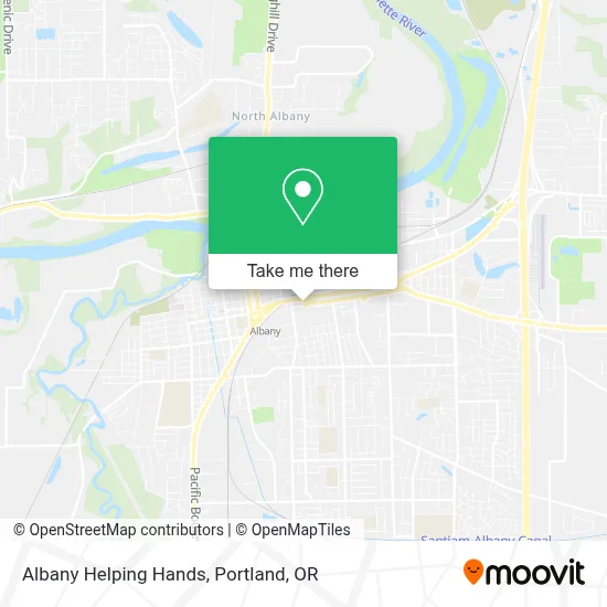 Albany Helping Hands map