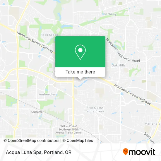 Acqua Luna Spa map