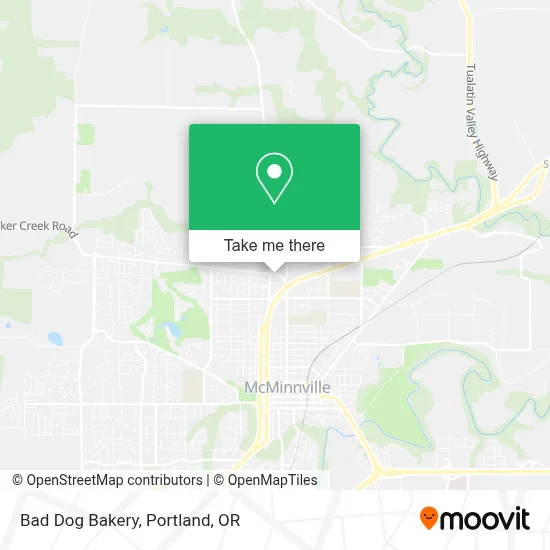 Bad Dog Bakery map