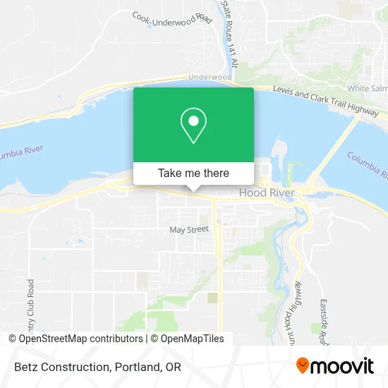 Betz Construction map