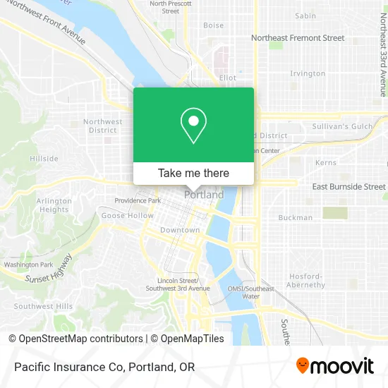 Pacific Insurance Co map