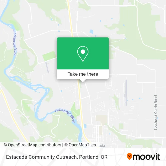 Estacada Community Outreach map
