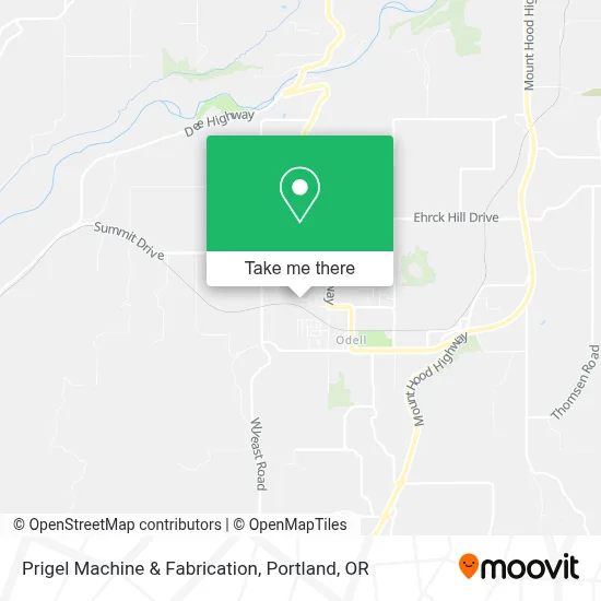 Prigel Machine & Fabrication map