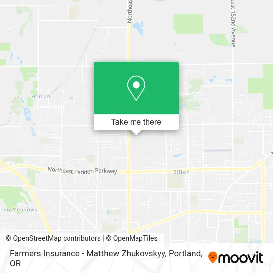 Farmers Insurance - Matthew Zhukovskyy map