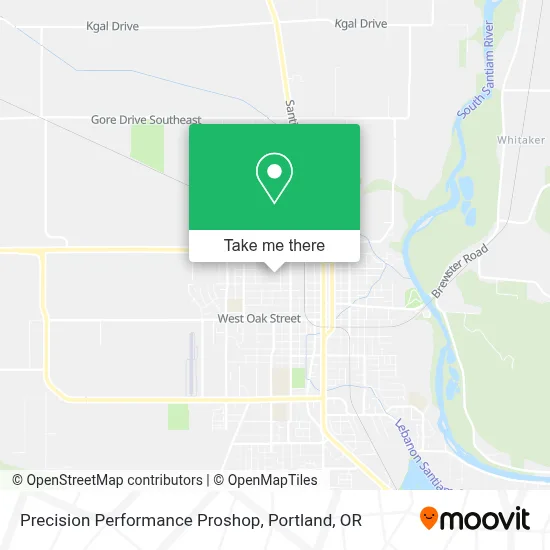 Precision Performance Proshop map