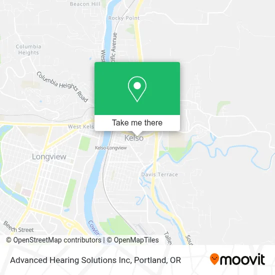 Advanced Hearing Solutions Inc map