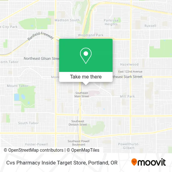Cvs Pharmacy Inside Target Store map