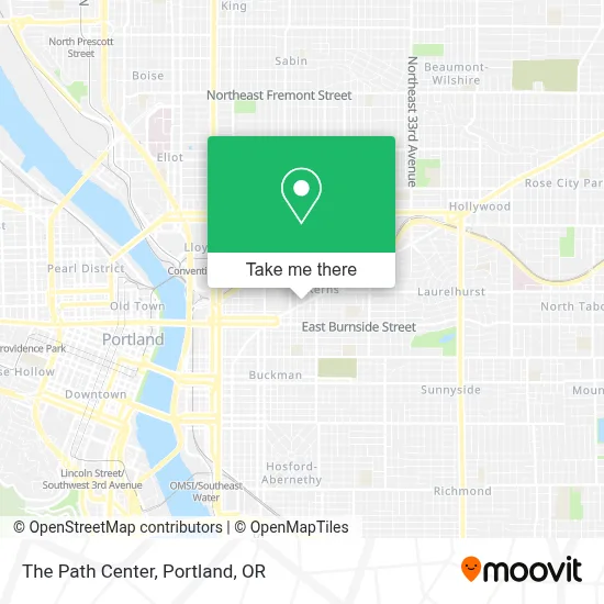 The Path Center map