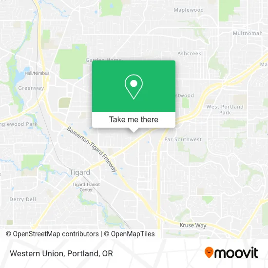 Western Union map