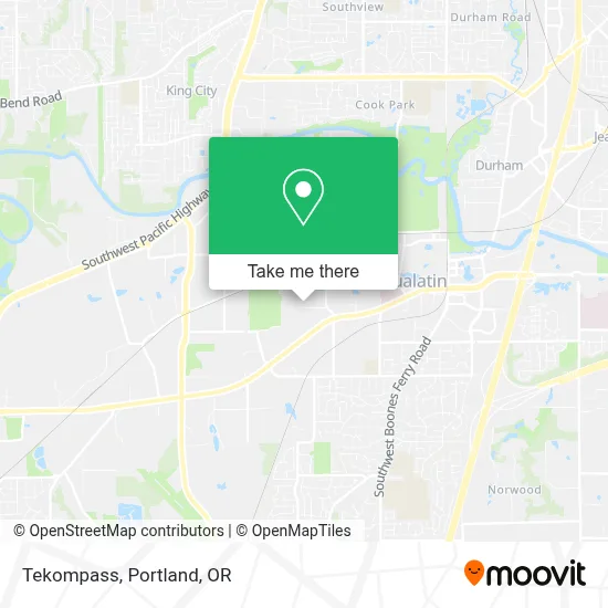 Tekompass map