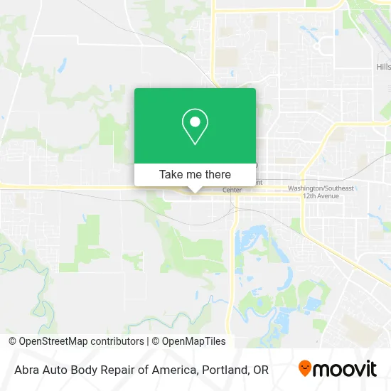 Abra Auto Body Repair of America map