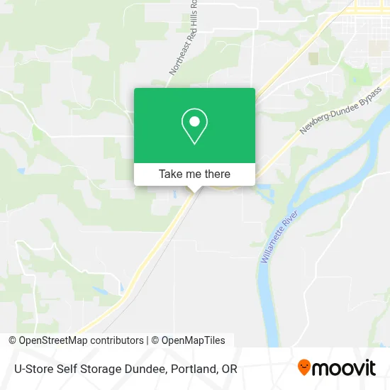 U-Store Self Storage Dundee map