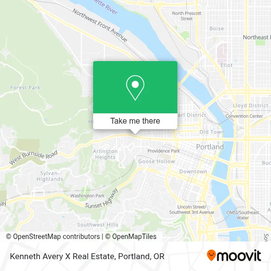 Kenneth Avery X Real Estate map