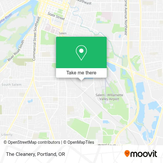 The Cleanery map