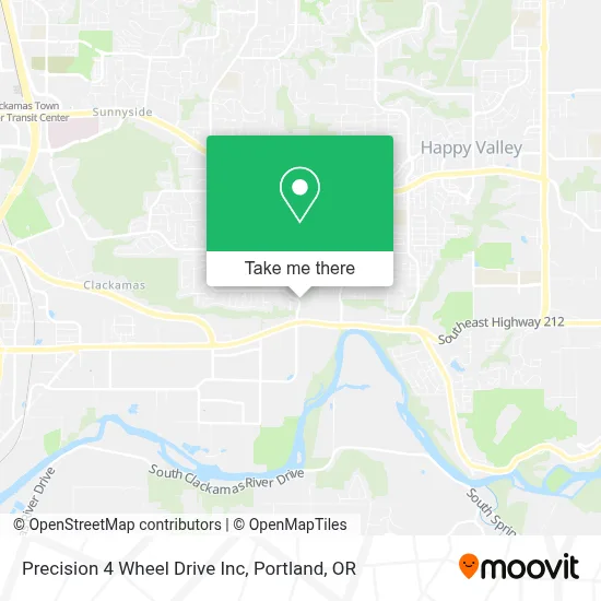 Precision 4 Wheel Drive Inc map
