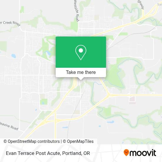 Evan Terrace Post Acute map
