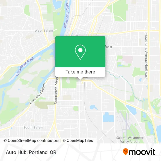 Auto Hub map