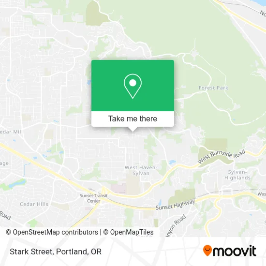 Stark Street map