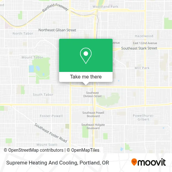 Supreme Heating And Cooling map